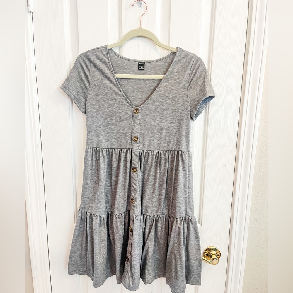Gray summer dress